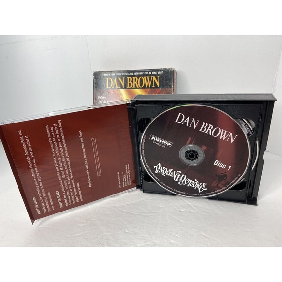 Angels and Demons by Dan Brown (DaVinci Code author) CD audiobook - Picture 10 of 14
